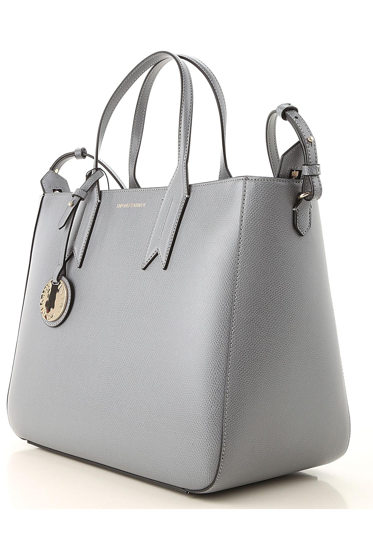 Emporio Armani Tote Bag On Sale in Gray - Lyst
