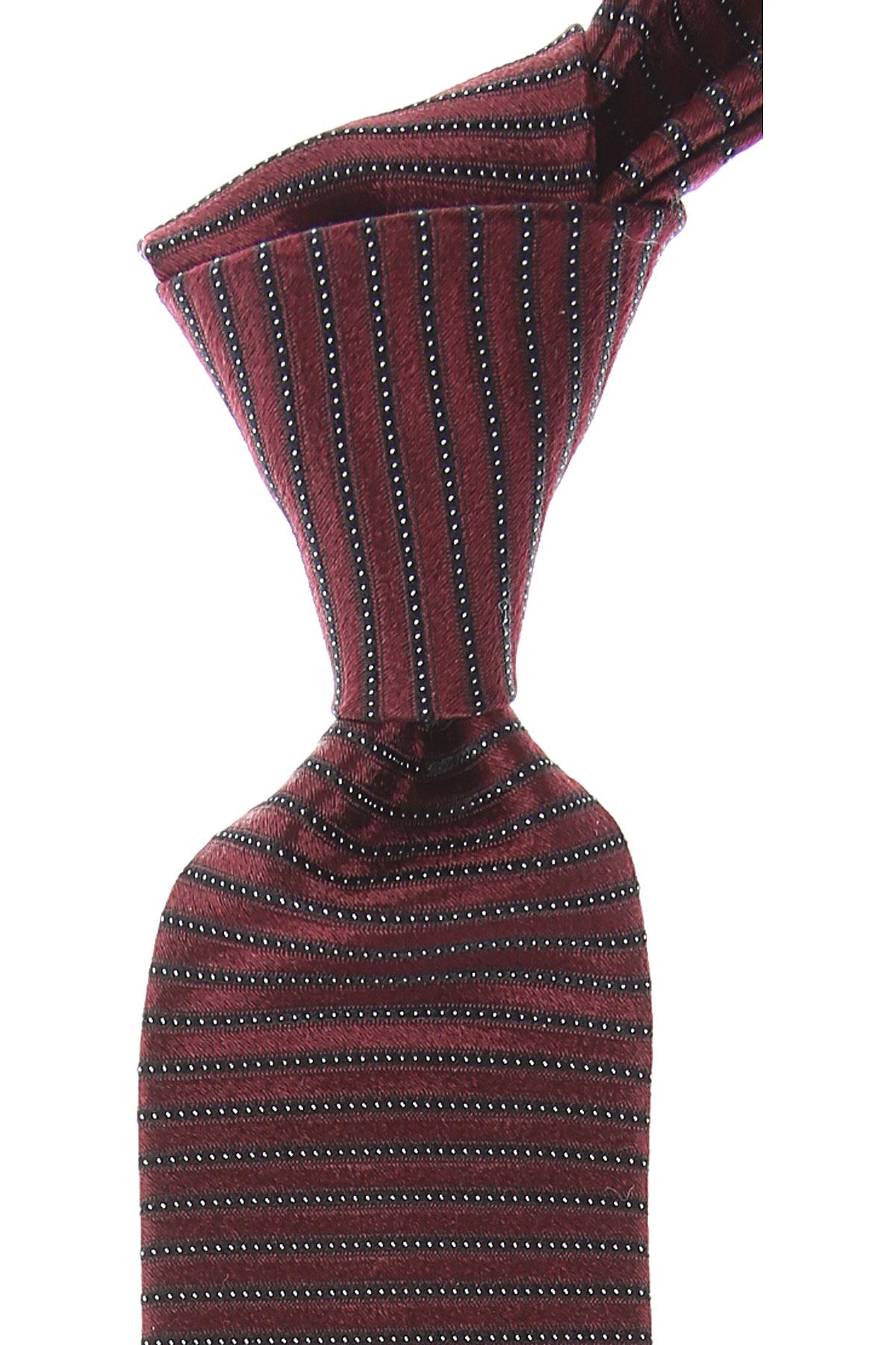 Ermenegildo Zegna Silk Ties On Sale in Dark Oxblood Red (Red) for Men ...