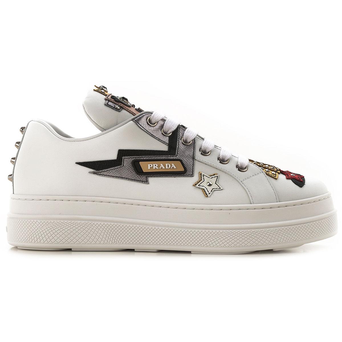 Prada Sneakers For Women in White - Lyst