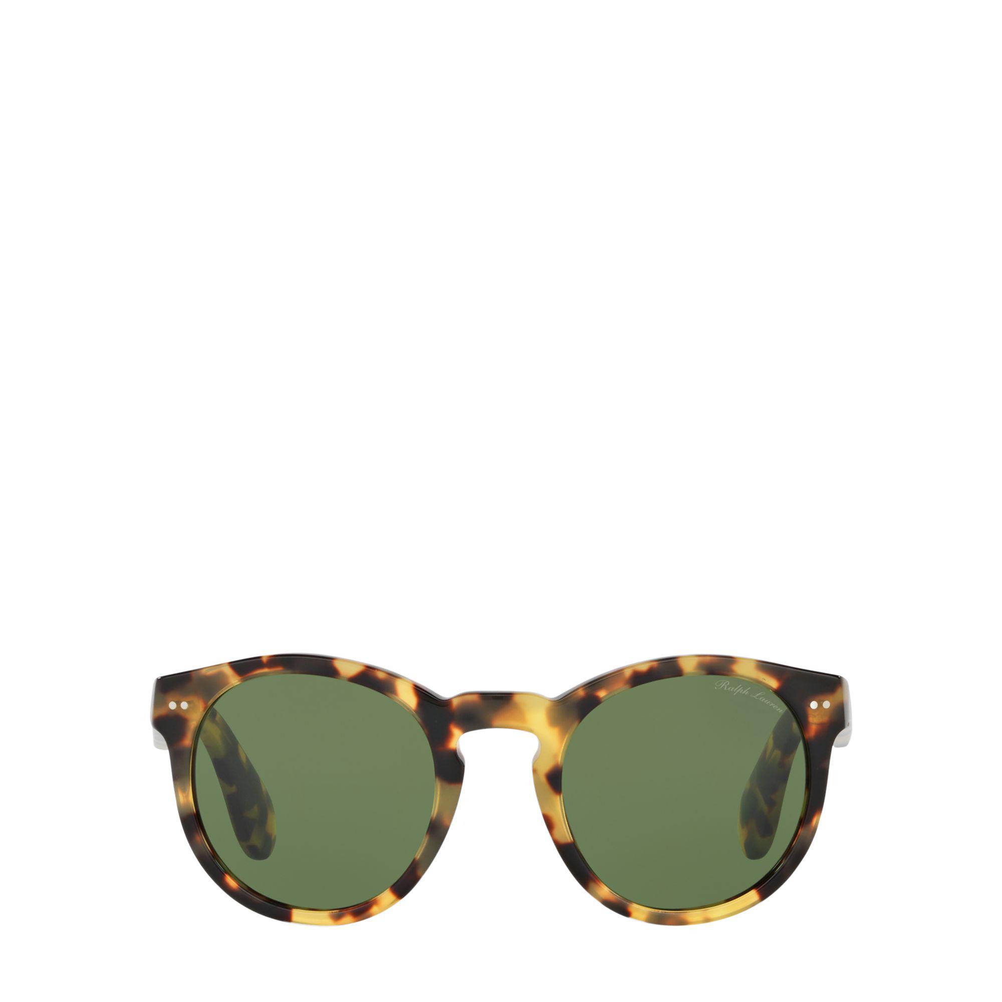 Ralph Lauren The Rl Bedford Sunglasses In Green For Men Lyst 