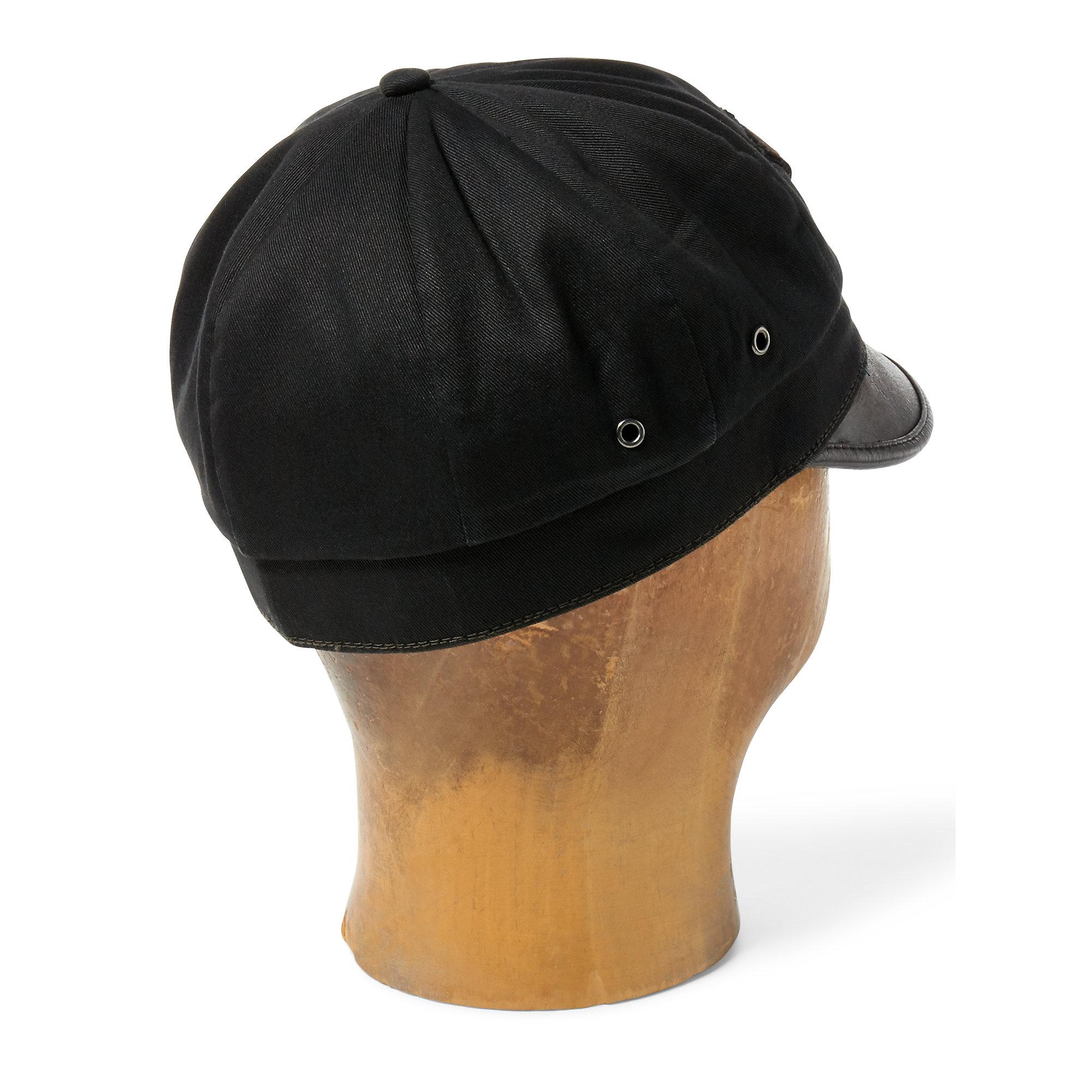 Lyst Rrl Twill Motorcycle Cap in Black for Men