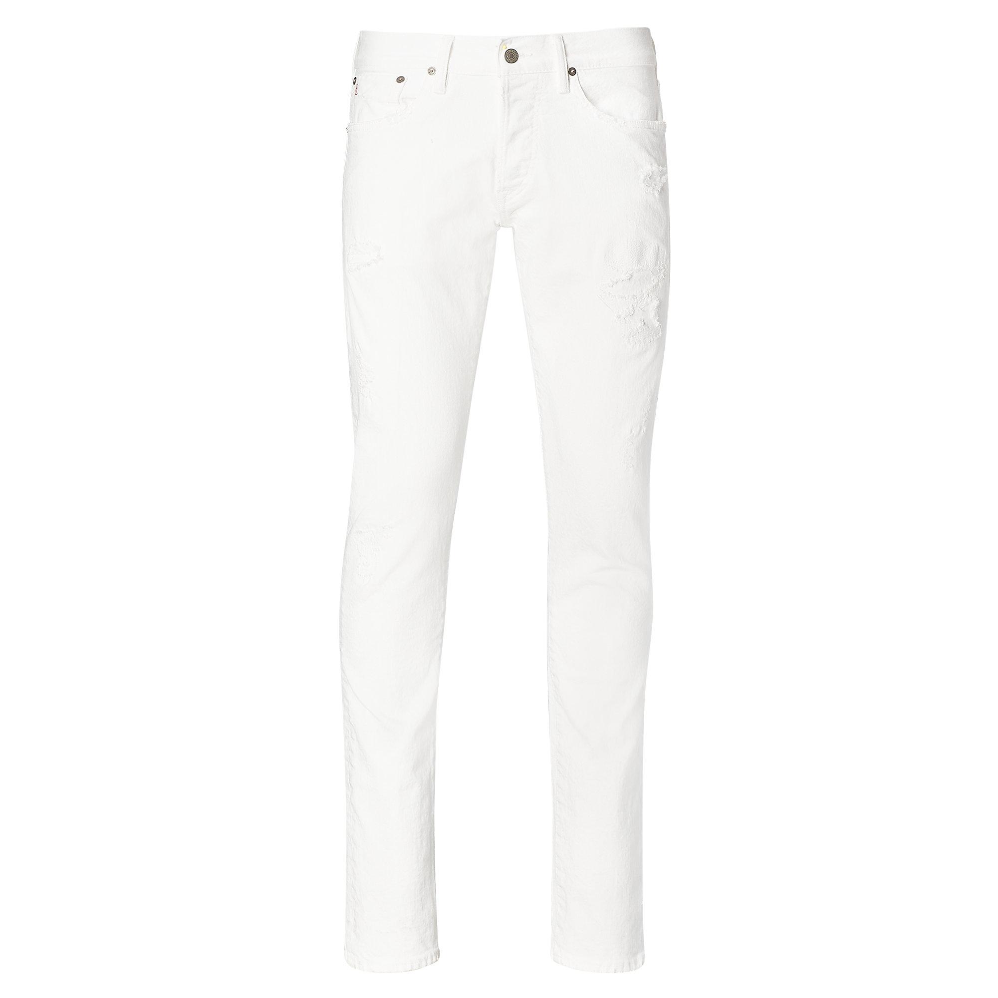 Polo ralph lauren Sullivan Slim-fit Jean in White for Men | Lyst