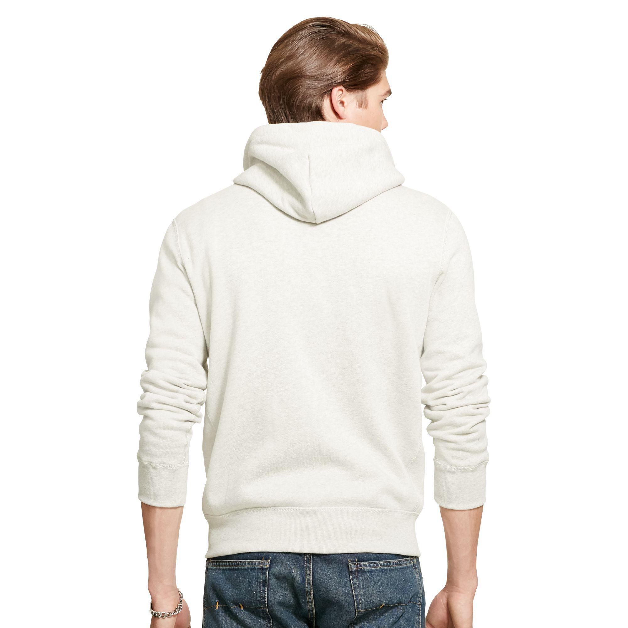 Polo Ralph Lauren Classic Fleece Hoodie in Gray for Men - Lyst