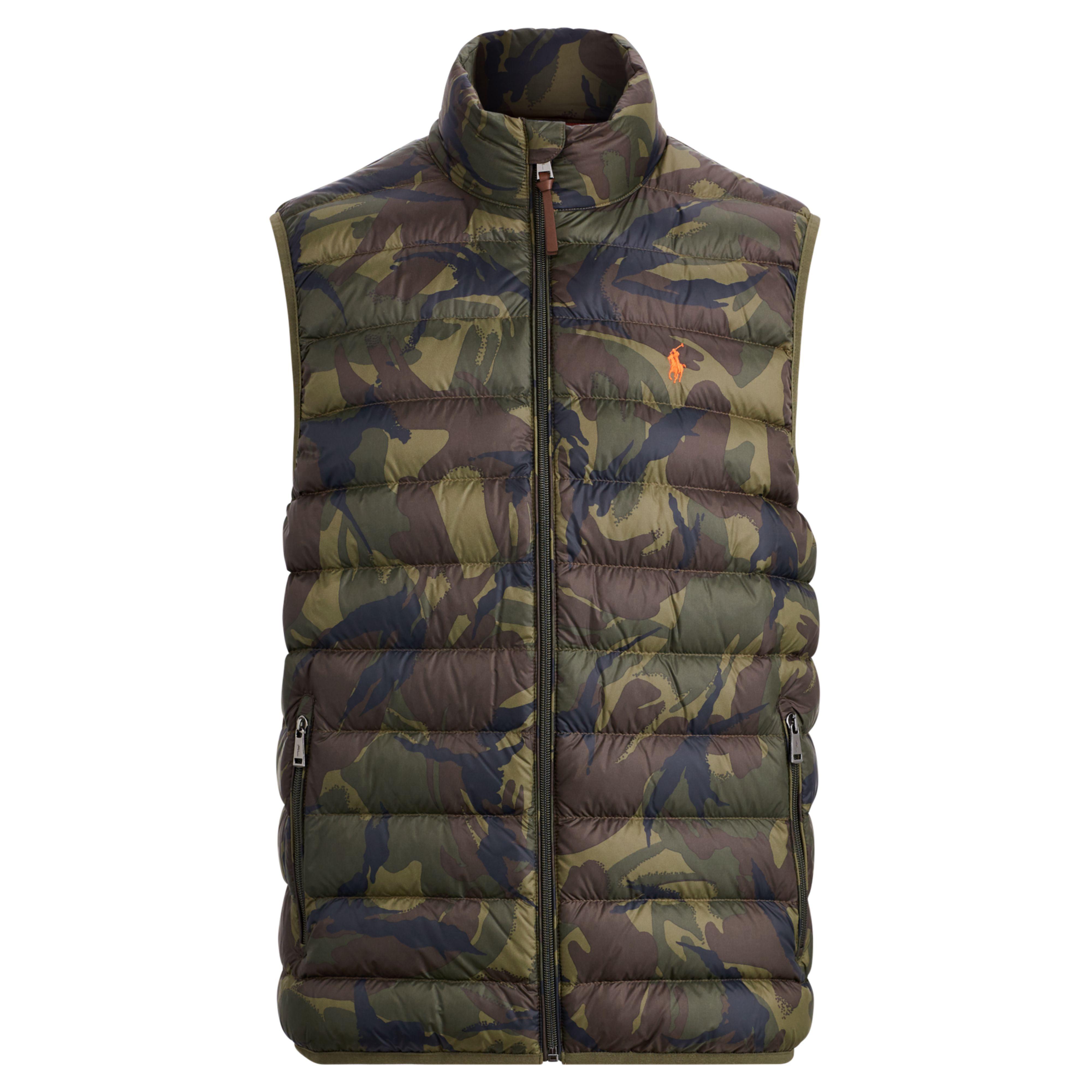 Lyst Polo Ralph Lauren Camo Packable Down Vest for Men