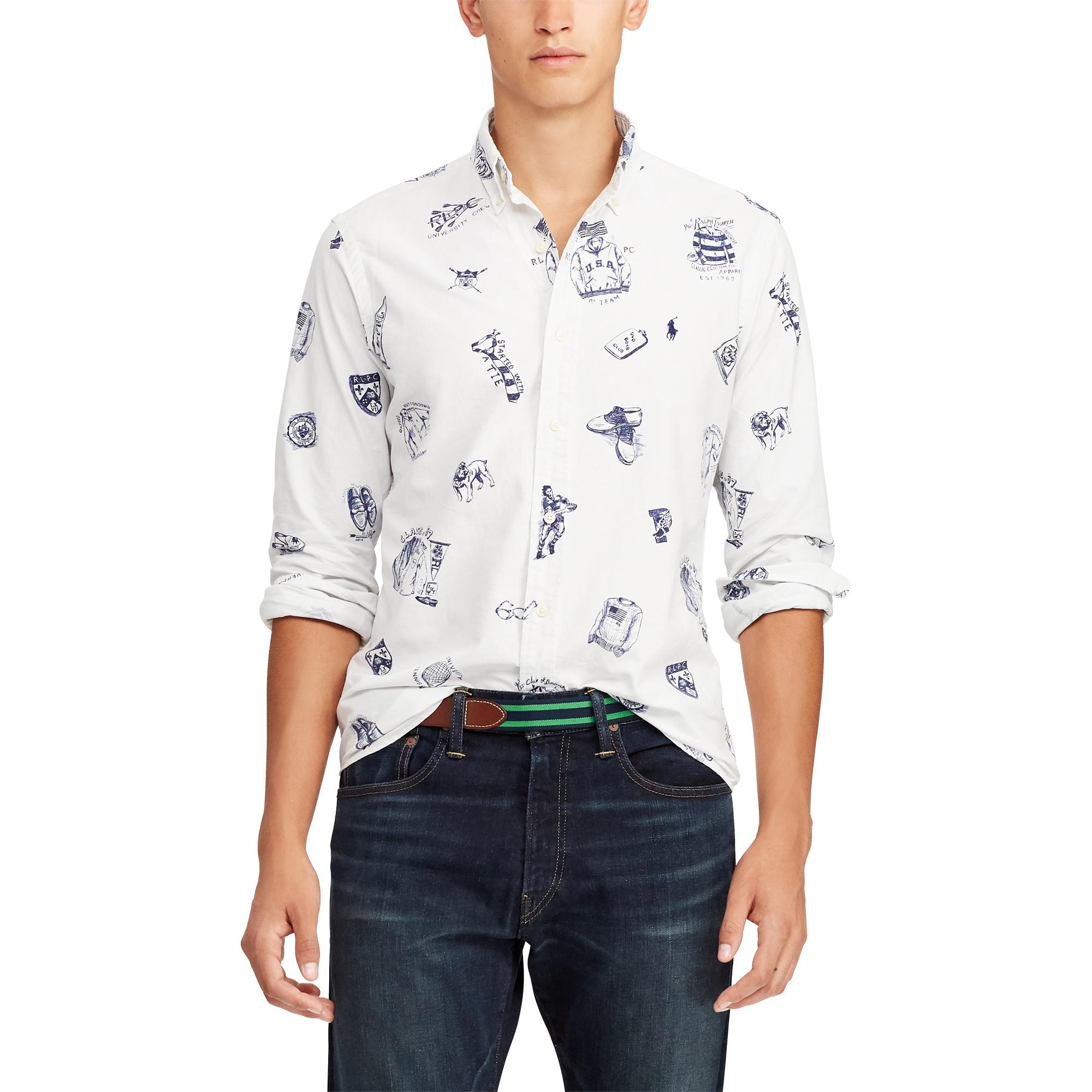 ralph lauren oxford shirt classic fit