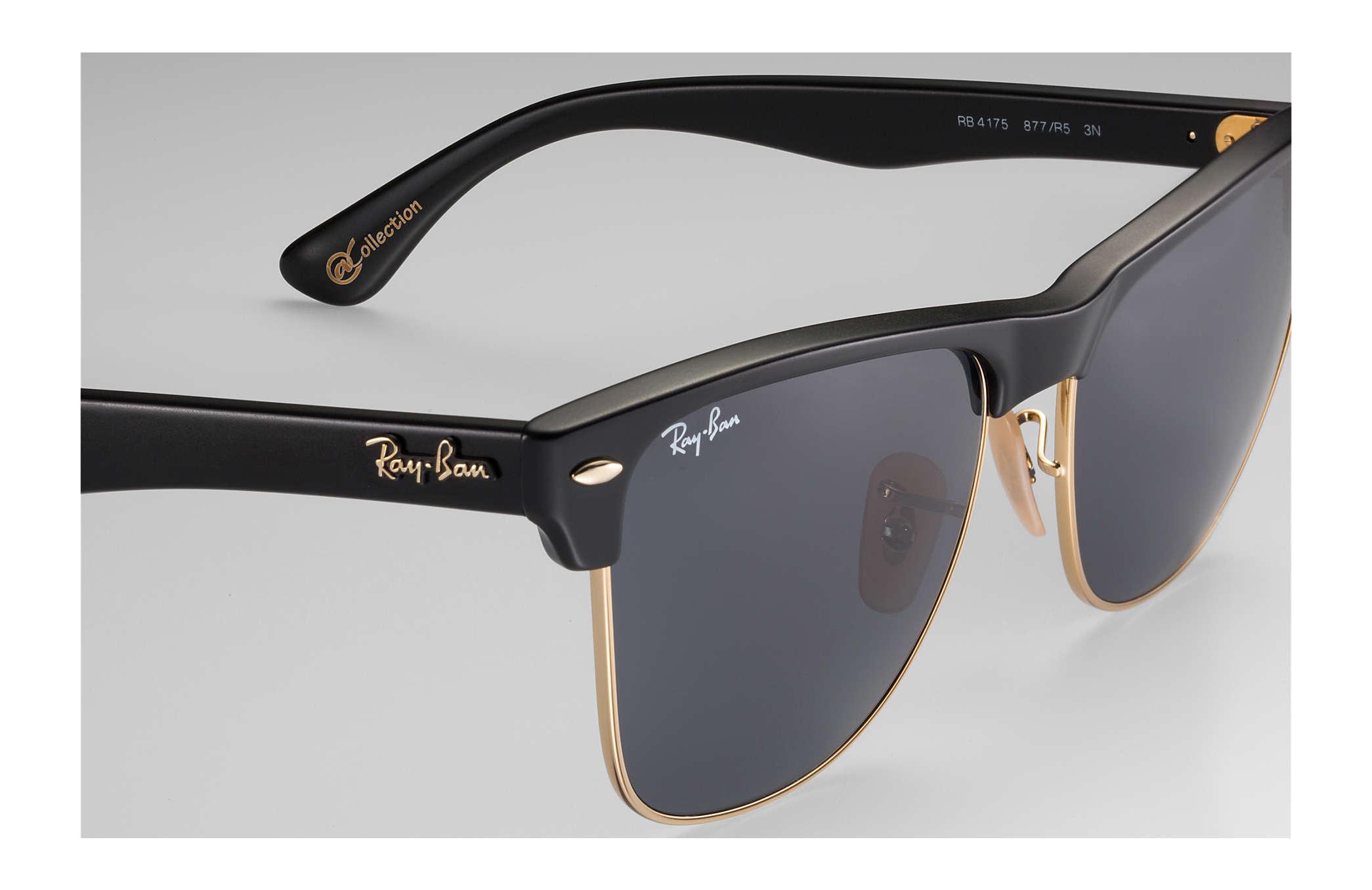 Ray-Ban Clubmaster Oversized @collection Black in Black - Lyst