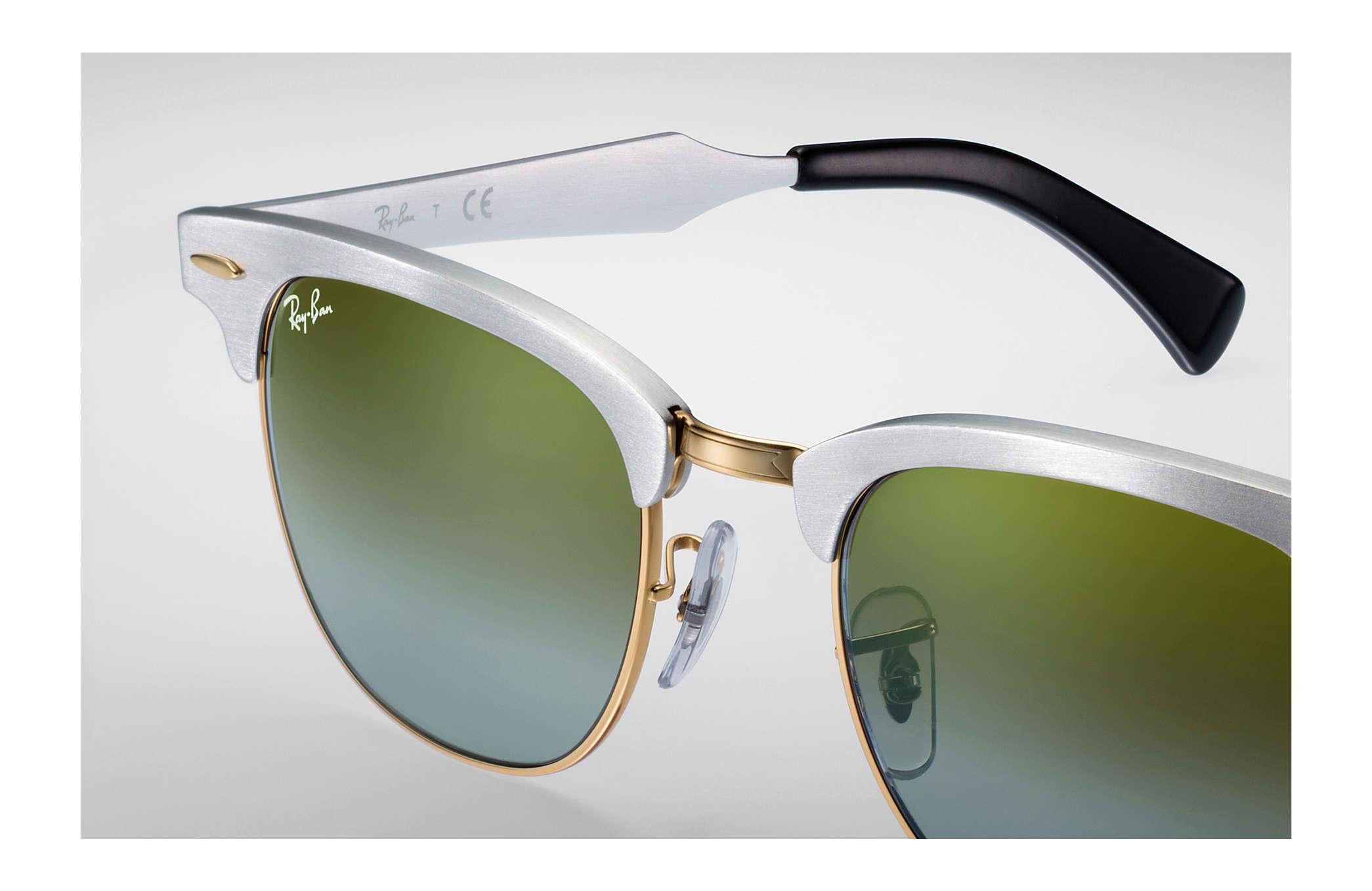 ray ban clubmaster flash lenses