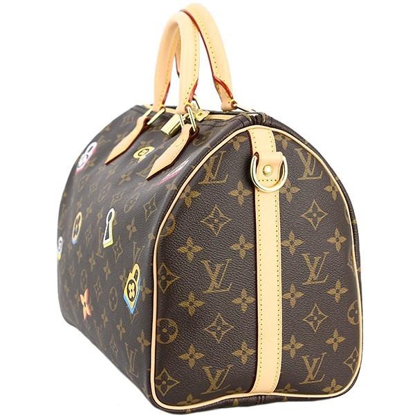 Louis Vuitton Speedy Bandouliere 30 Monogram Love Lock Handbag Shoulder Bag [new] in Brown - Lyst