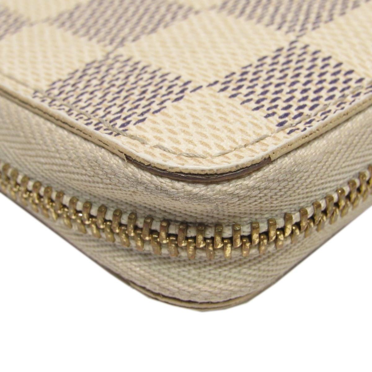 Lyst - Louis Vuitton Authentic Zippy Coin Purse Case N 63069 Damier Azur White Used in White for Men