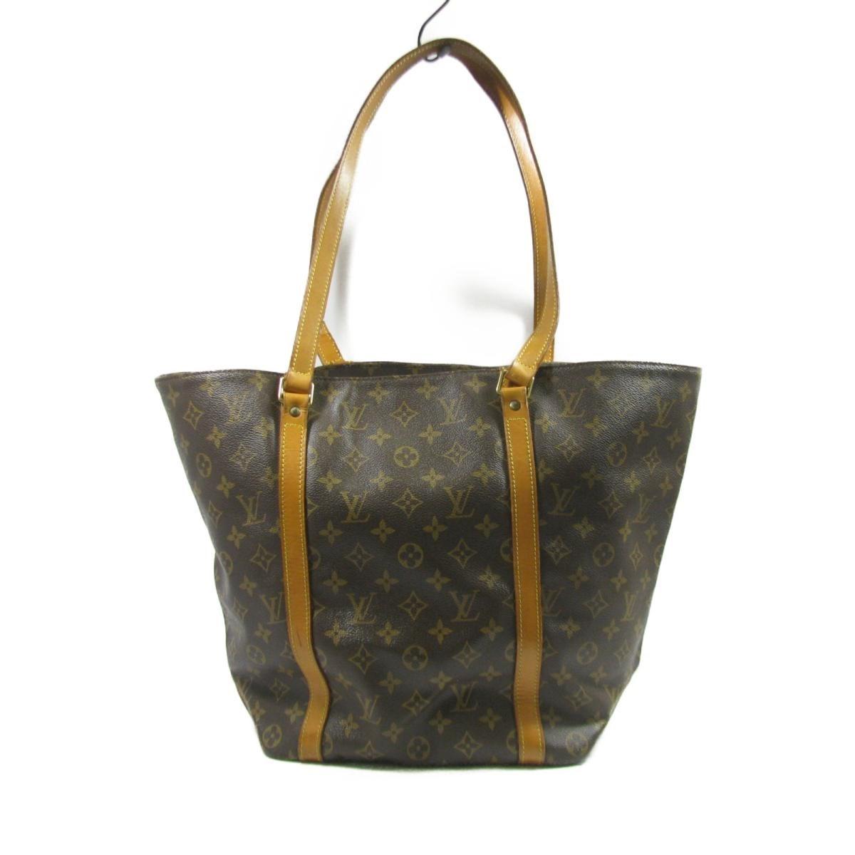 Louis Vuitton Auth Sac Shopping Tote Shoulder Bag Monogram Used Vintage M51108 in Brown - Lyst