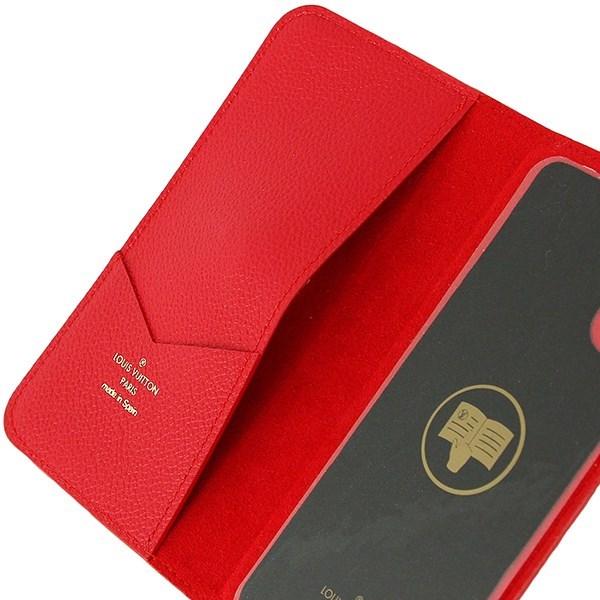 Louis Vuitton Iphone X & Xs Folio Case Monogram Empreinte Red Leather [new] in Red - Lyst