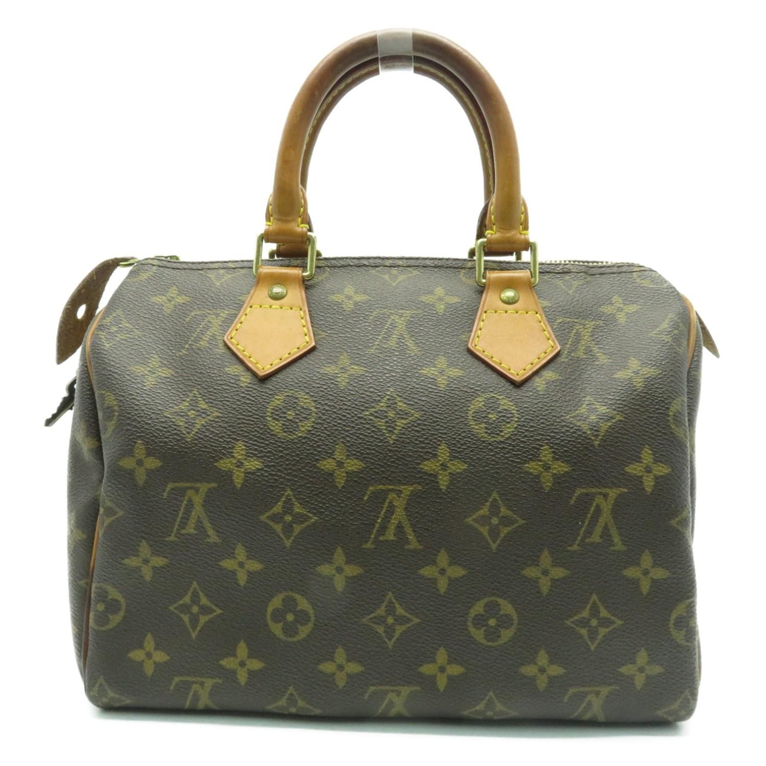 Louis Vuitton Lv Speedy 25 Hand Bag M41528 Monogram Brown 2035 in Brown - Lyst