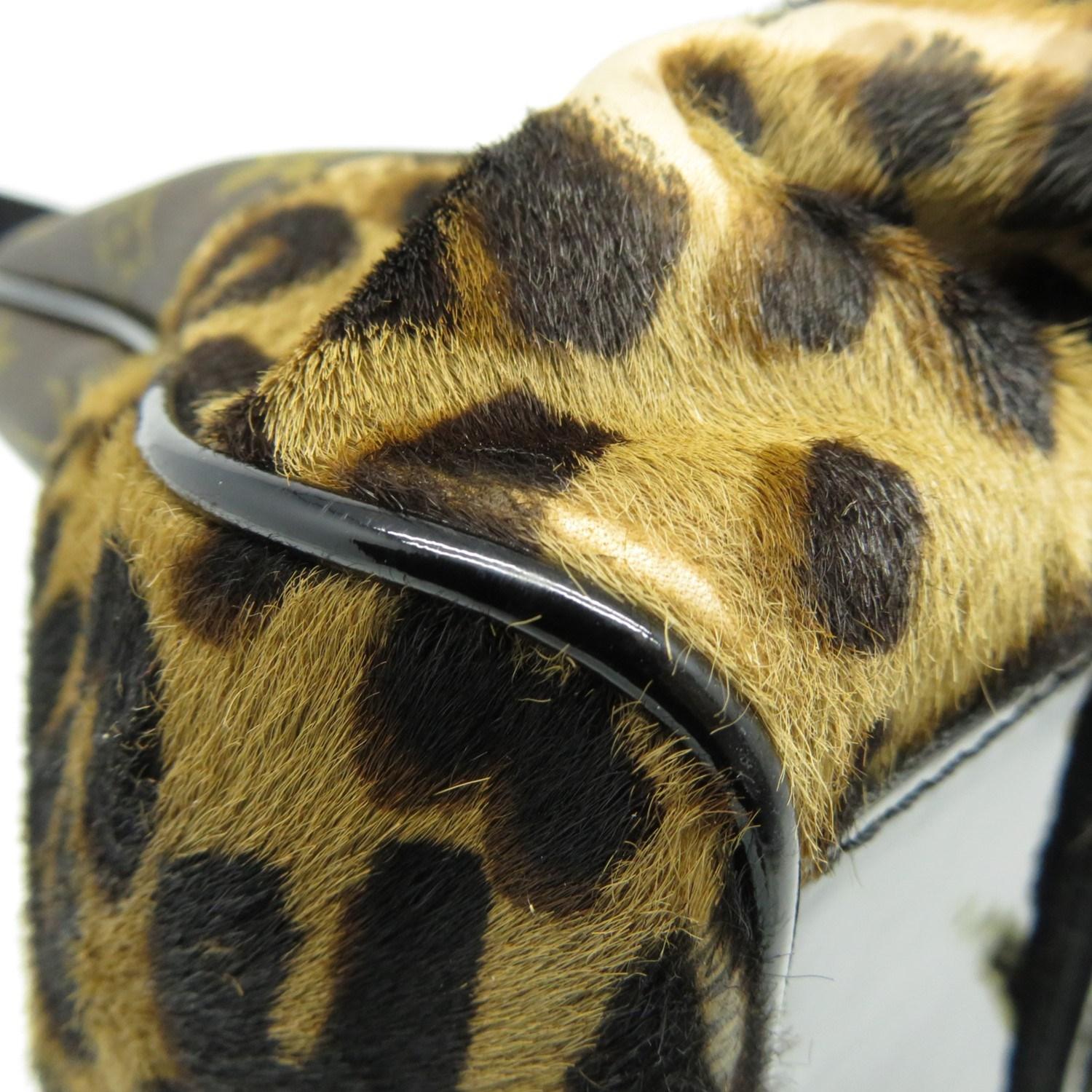 Louis Vuitton Lv Adele Leopard Satchel Shoulder Bag M95284 Monogram 2069 in Brown - Lyst