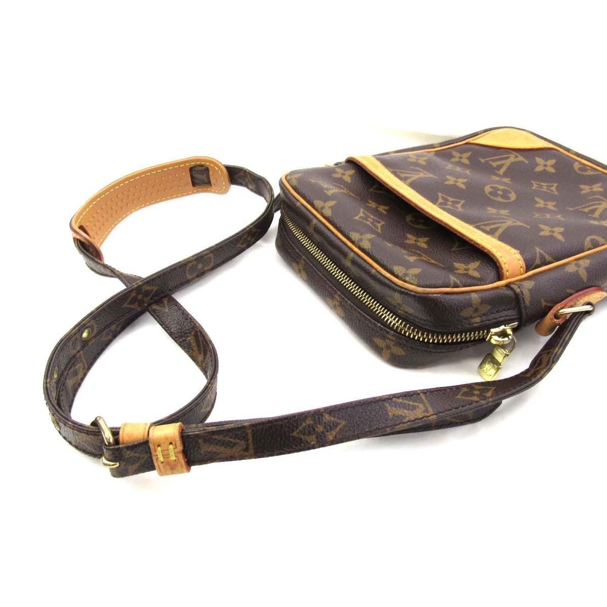 Louis Vuitton Auth Danube Shoulder Crossbody Bag M45266 Monogram Brown Used in Brown for Men - Lyst