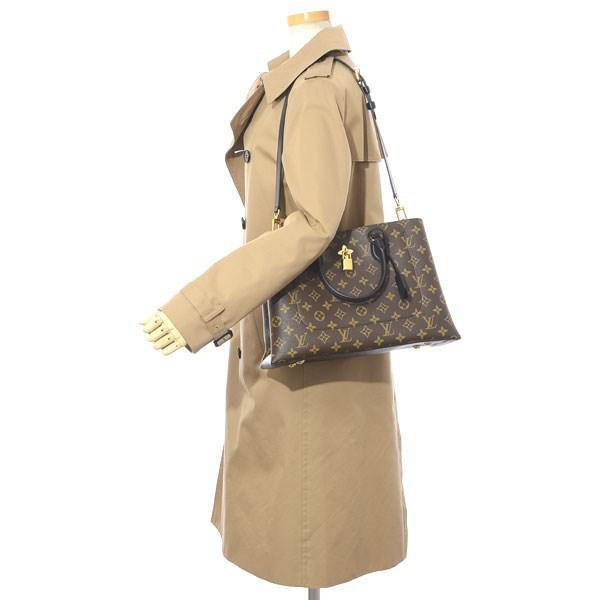 Lyst - Louis Vuitton Monogram Flower Tote 2 Wayshoulder Bag Noir M43550 in Brown