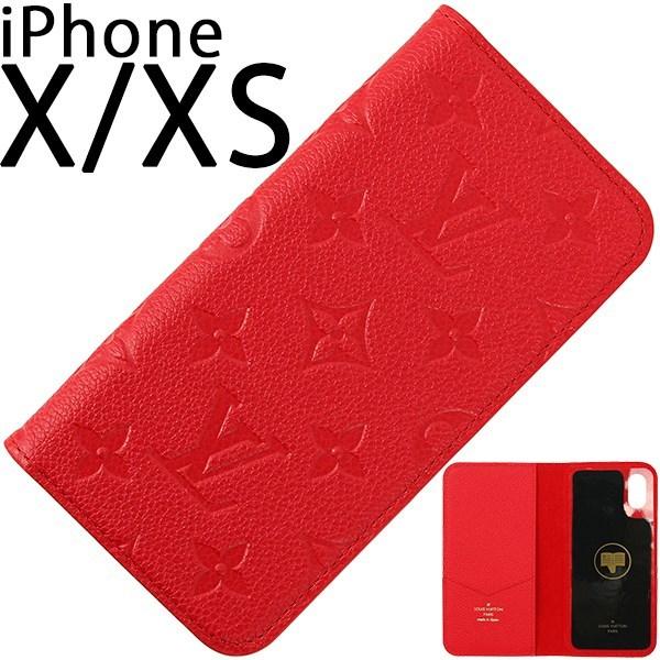 Louis Vuitton Iphone X & Xs Folio Case Monogram Empreinte Red Leather [new] in Red - Lyst