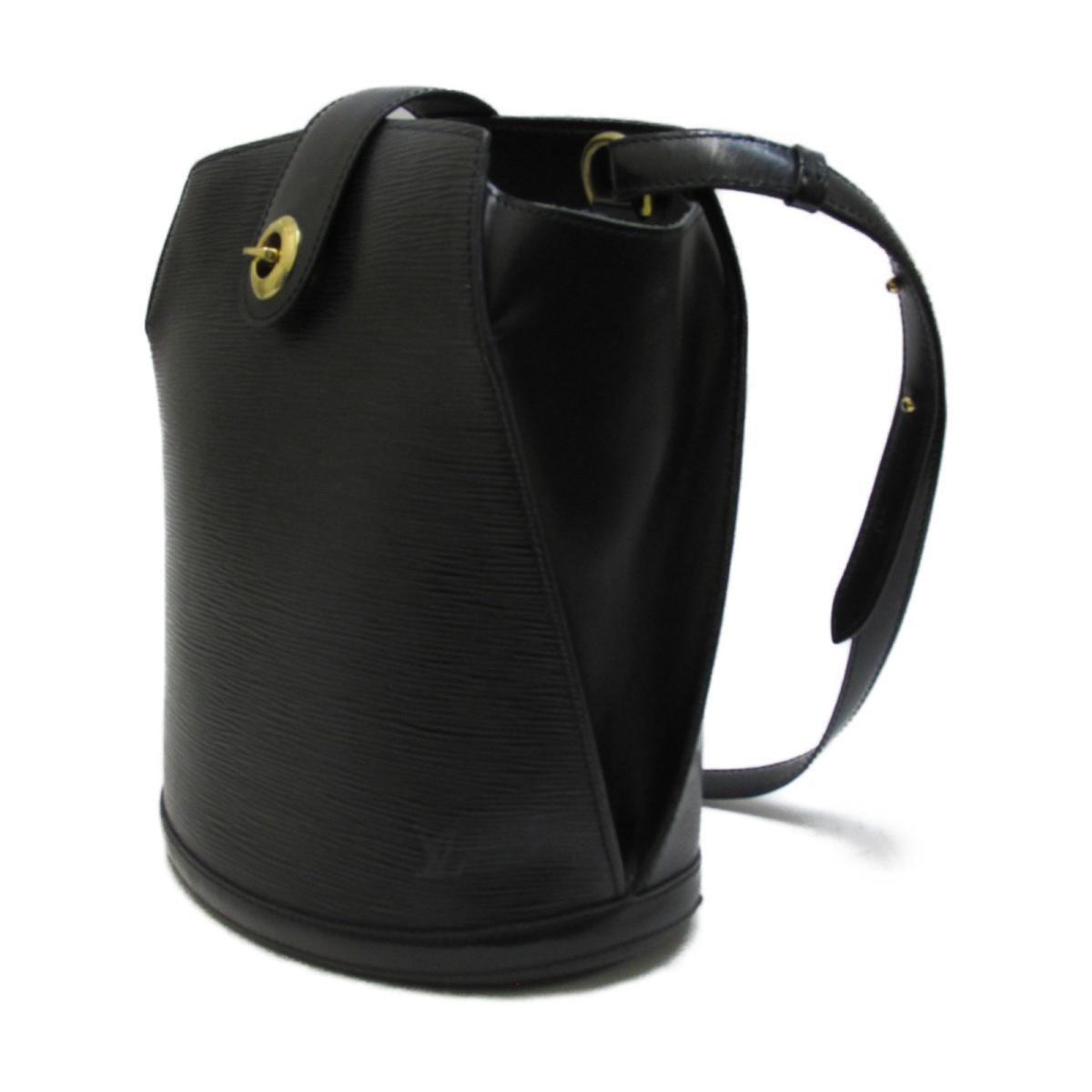LOUIS VUITTON M52252 Epi Cluny Shoulder Bag Black Noir Used