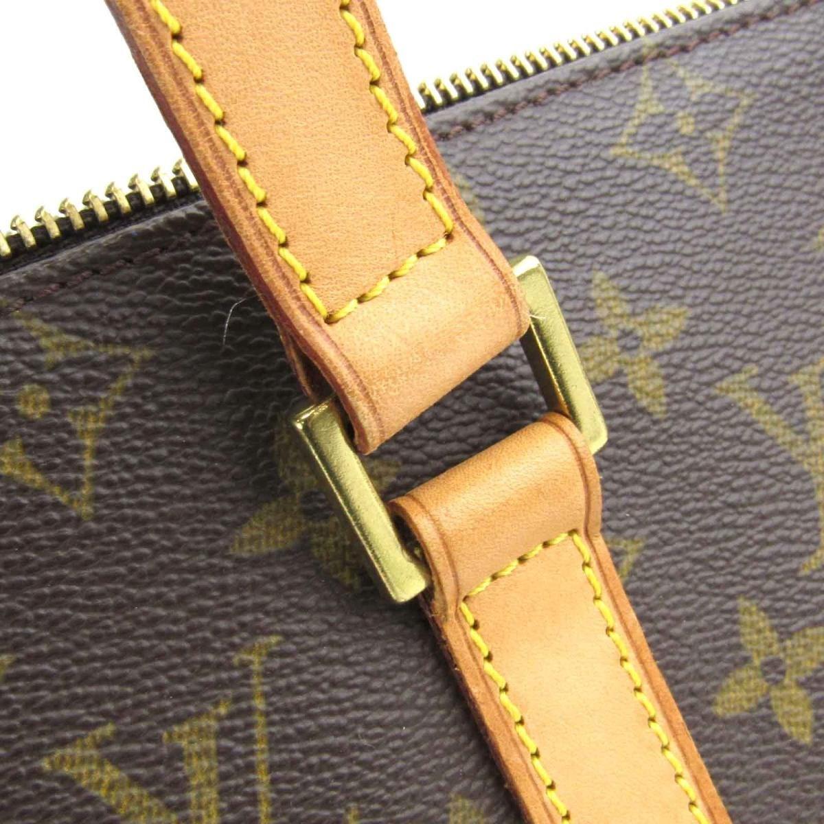 Louis Vuitton Authentic Cabas Mezzo Shoulder Tote Bag M51151 Monogram Vintage Lv in Brown for ...