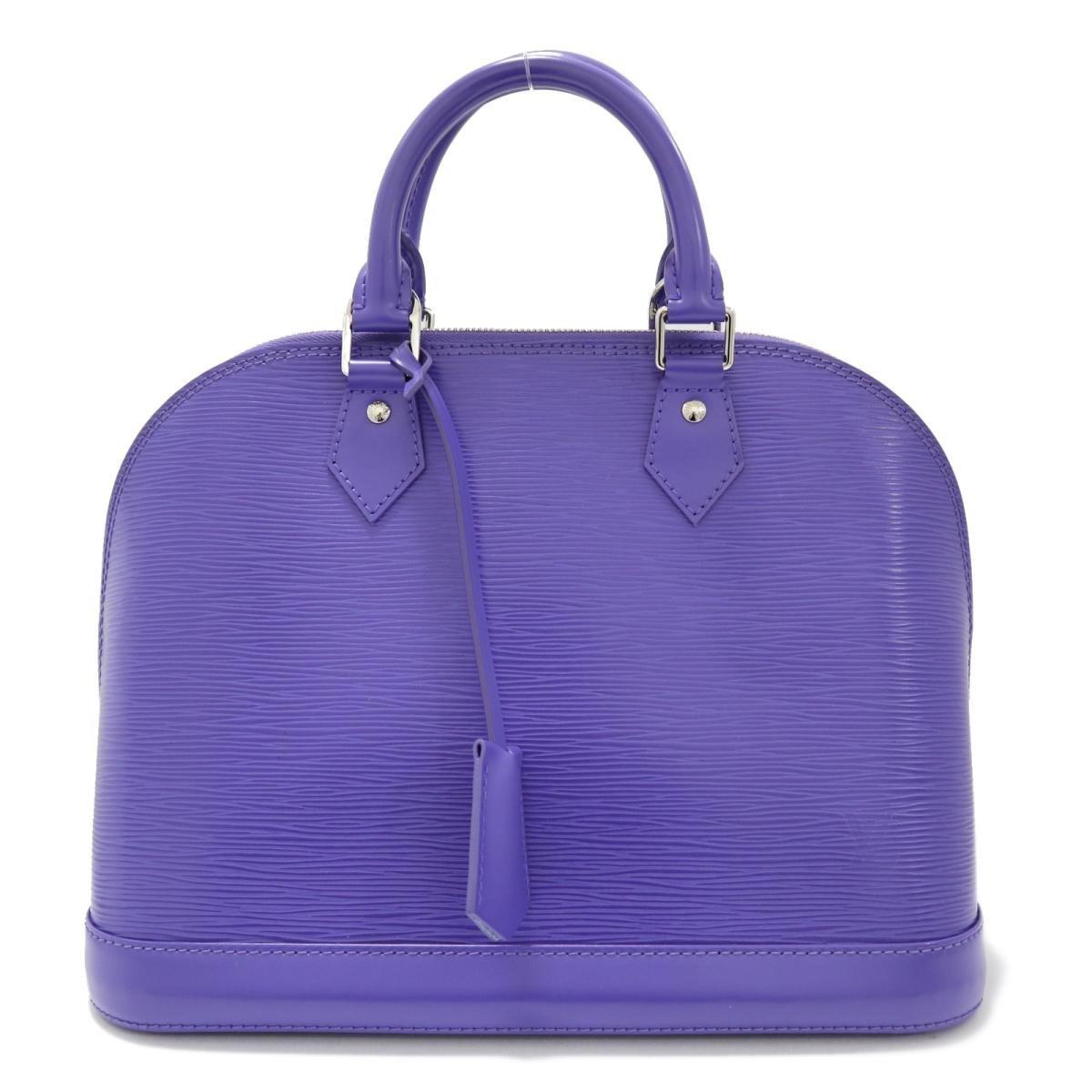 Lyst - Louis Vuitton Auth Alma Pm Hand Bag Epi Leather Figue / Violet Used Vintage in Purple