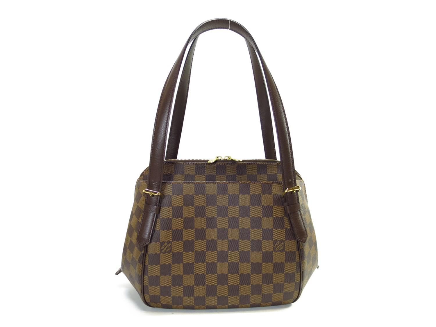Louis Vuitton Auth Lv Damier Belem Mm Shoulder Hand Bag N51174 Used Vintage in Brown - Lyst