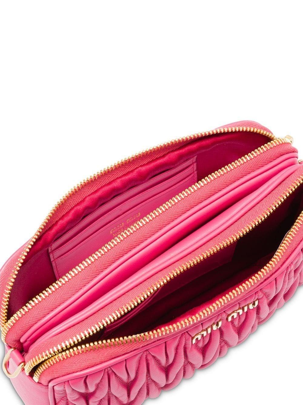 miu miu pink clutch