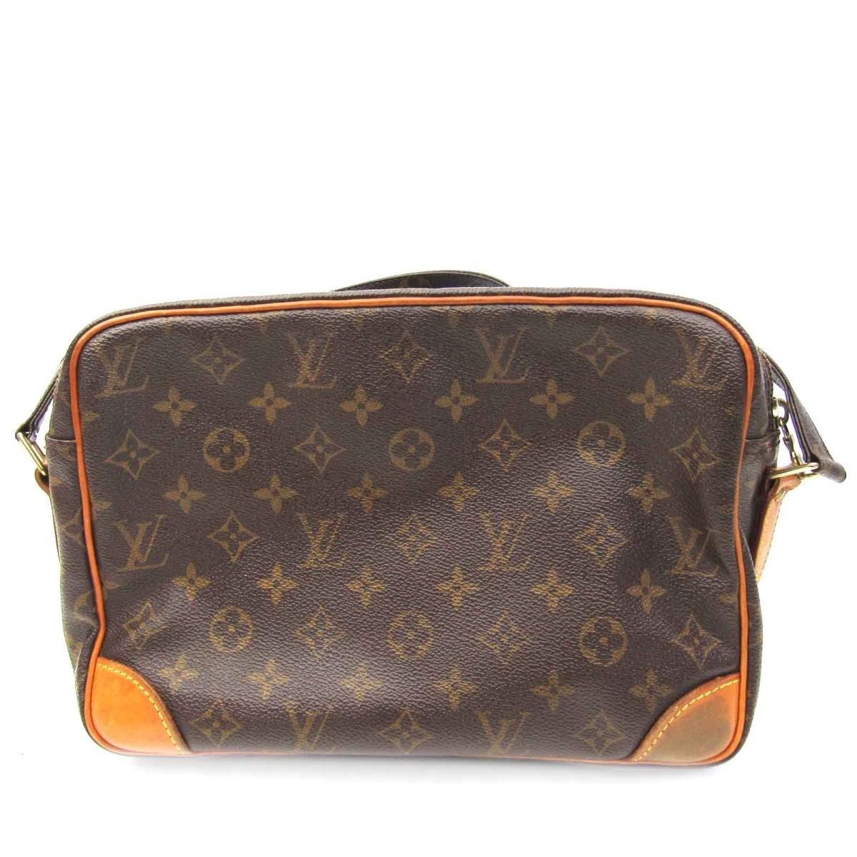 Louis Vuitton Authentic Nil Crossbody Shoulder Bag Monogram Canvas Used M45244 in Brown for Men ...