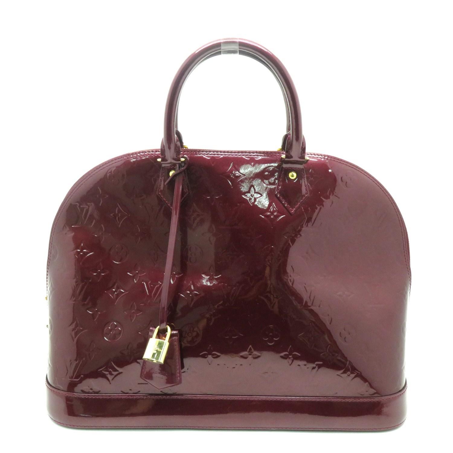Louis Vuitton Lv Alma Gm Tote Bag Shopper M93595 Vernis Wine Red 3186 in Red - Lyst