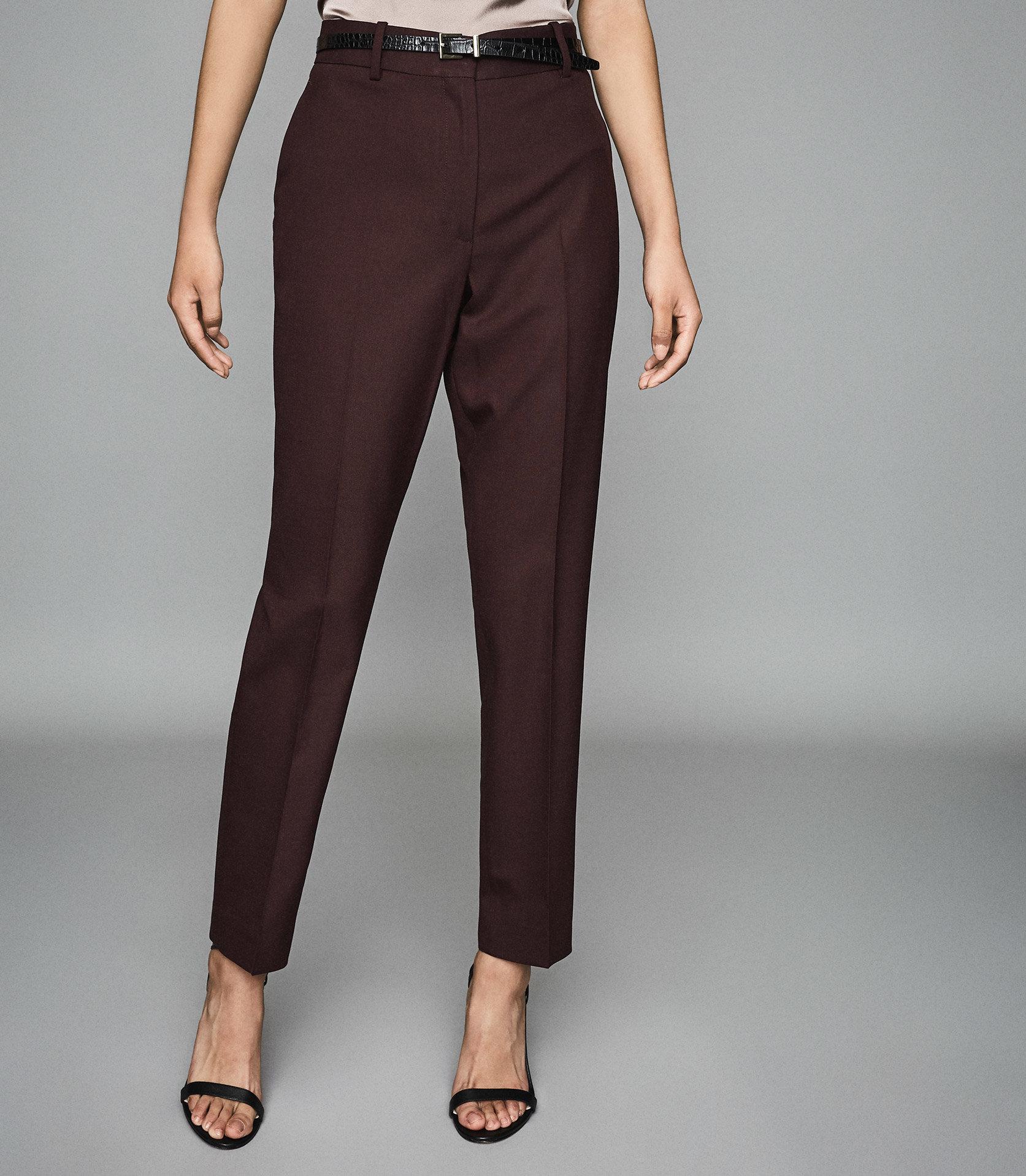 Reiss Textured Tailored Trousers - Lyst