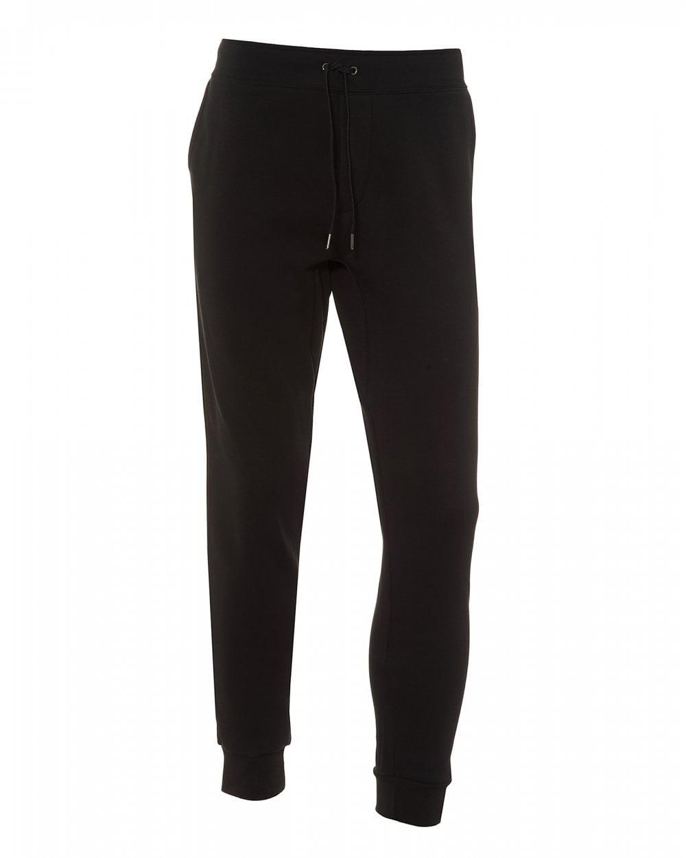 Ralph Lauren Tech Fleece Joggers, Polo Black Sweatpants in Black for