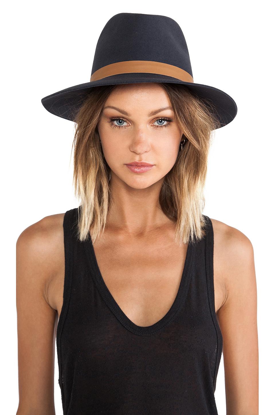 janessa leone lucy hat gunmetal 1