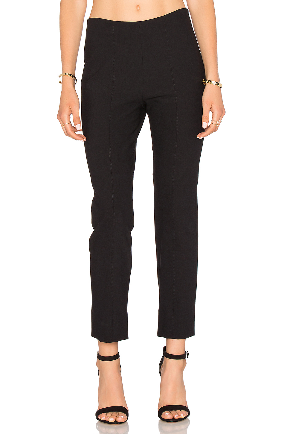 Lyst Vince Side Zip Pant in Black