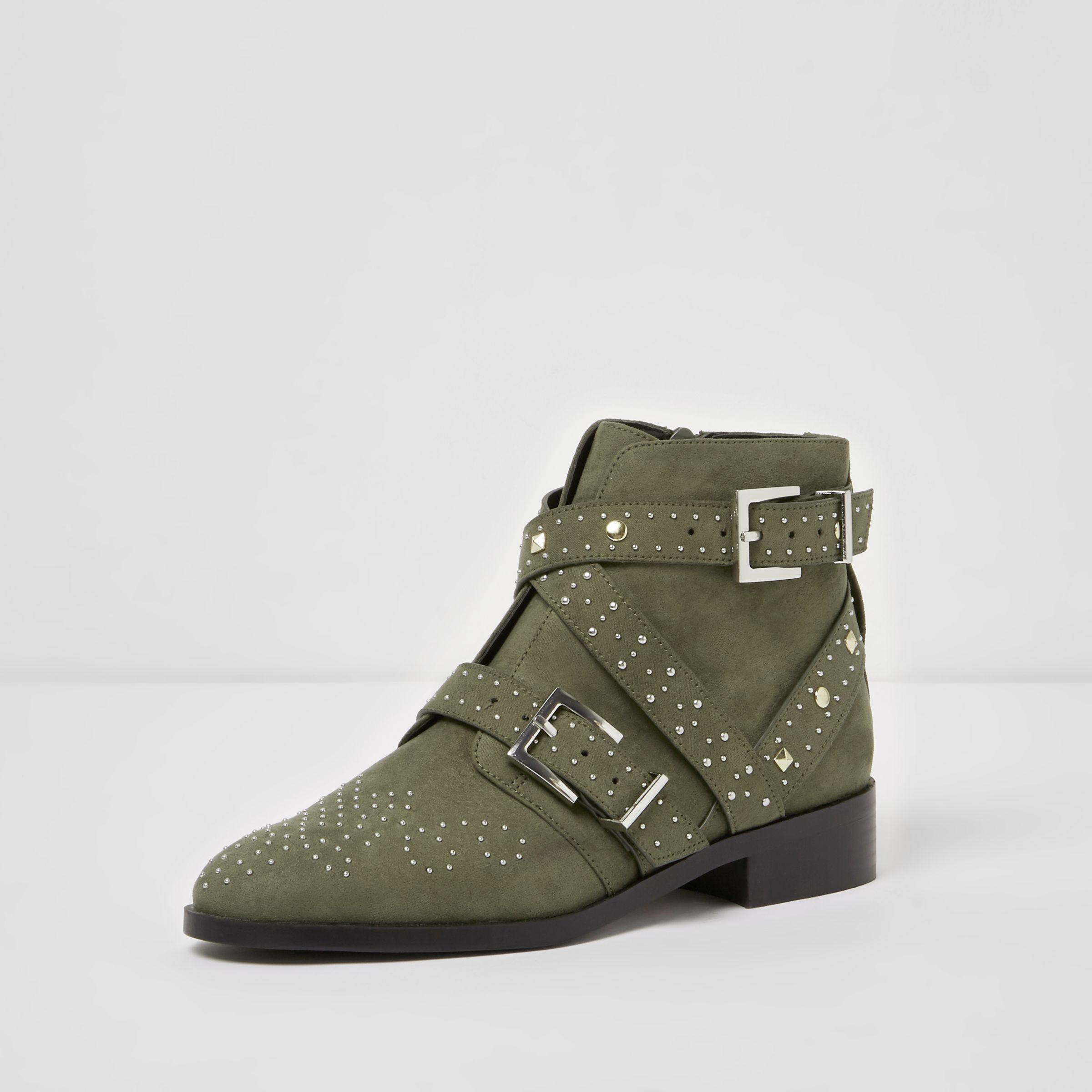 river island buckle boot