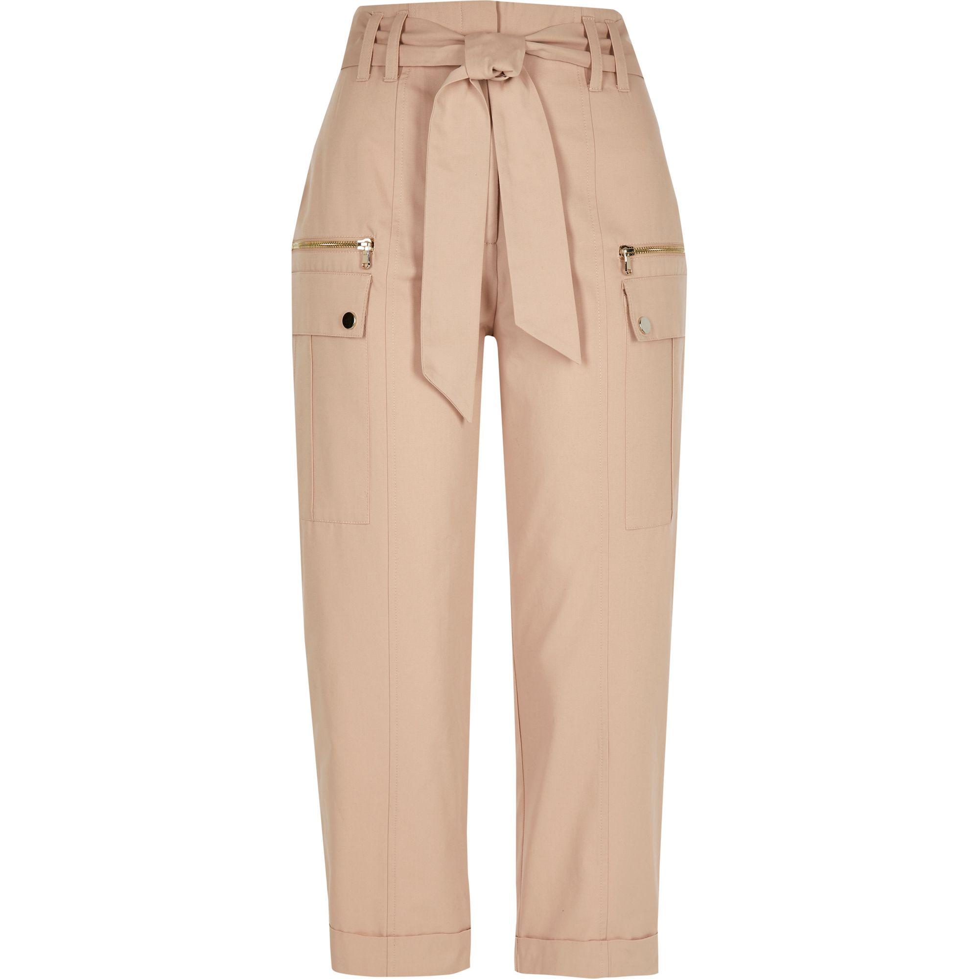 pink utility pants