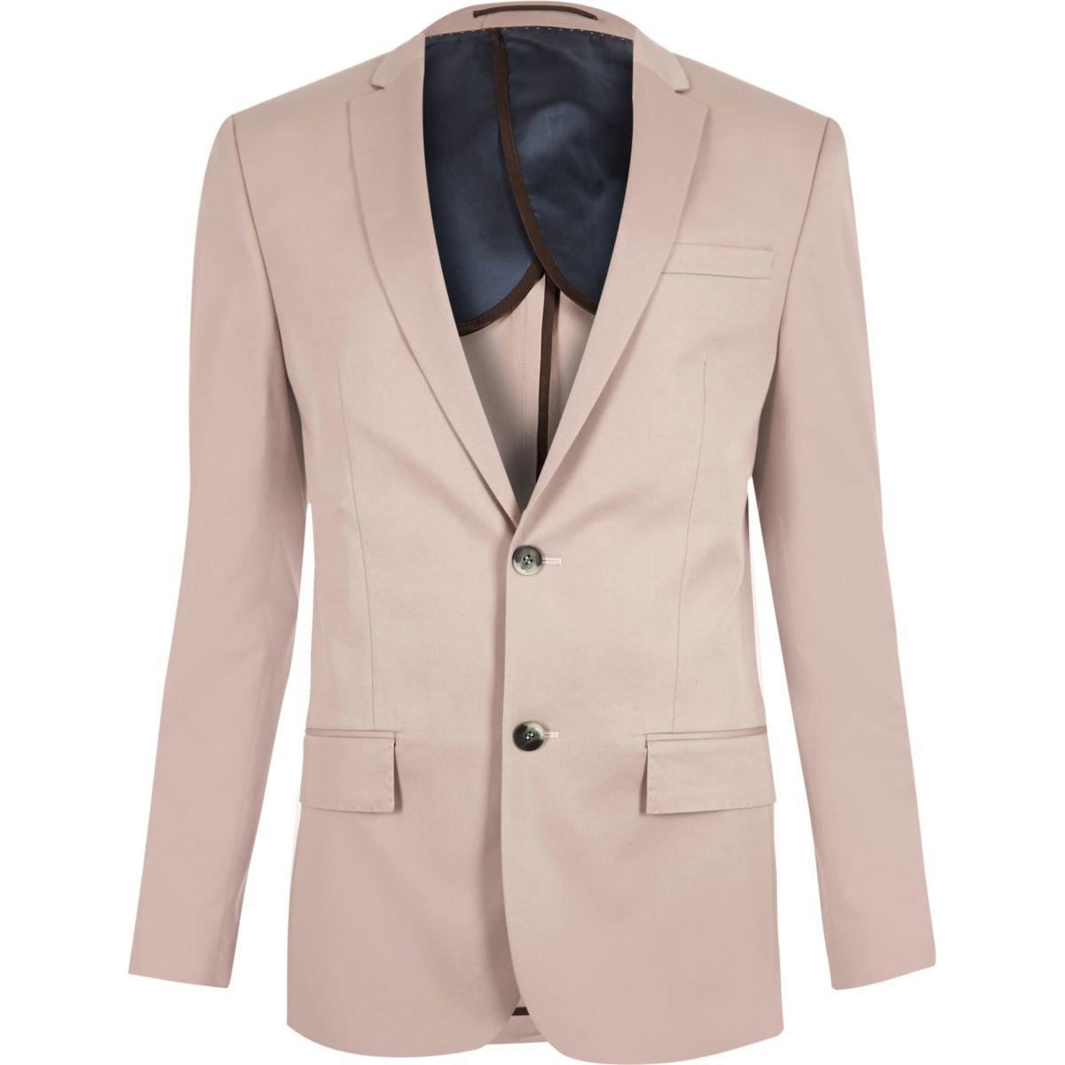 4da6c2362ef river island skinny suit in pink