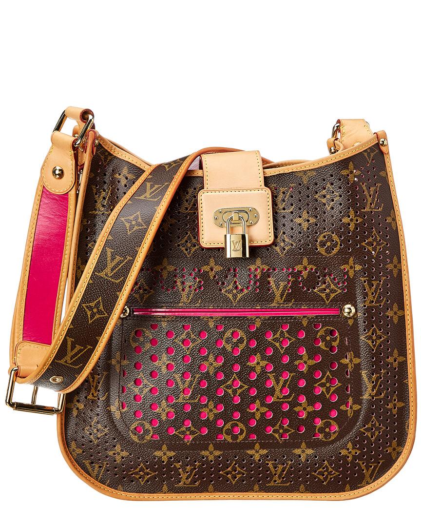 Louis Vuitton Limited Edition Pink Perforated Monogram Canvas Musette - Lyst
