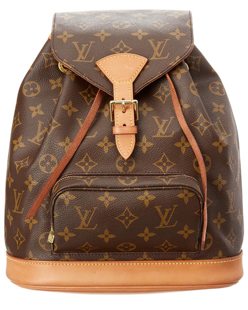 Lyst - Louis Vuitton Monogram Canvas Montsouris Mm Backpack in Brown