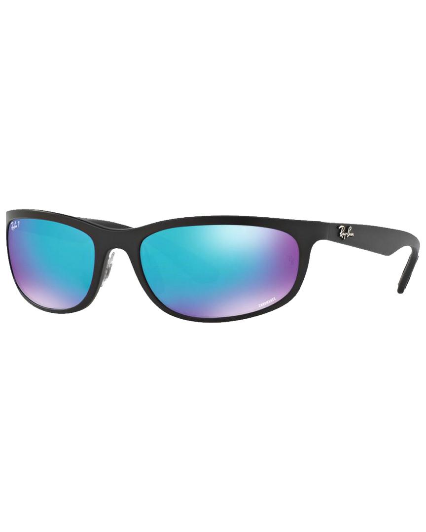 Lyst Ray Ban Chromance Polarized Mirrored Wrap