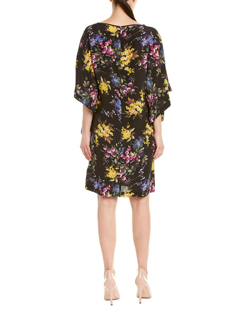 ESCADA Silk Shift Dress in Black - Save 9% - Lyst