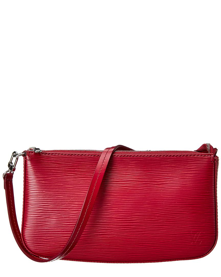 Lyst - Louis Vuitton Fuchsia Epi Leather Pochette Accessories Nm in Red