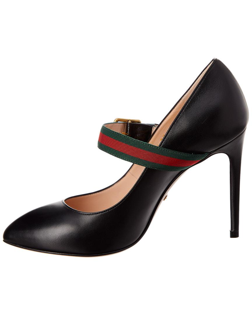 sylvie leather pump gucci