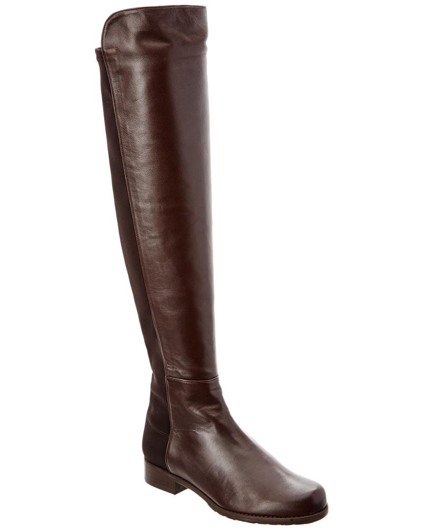 Lyst - Stuart Weitzman 5050 Leather Boot in Brown