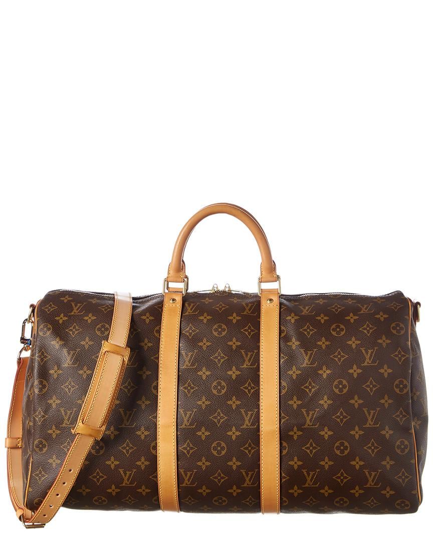 Lyst - Louis Vuitton Monogram Canvas Keepall 50 Bandouliere in Brown - Save 6.896551724137936%