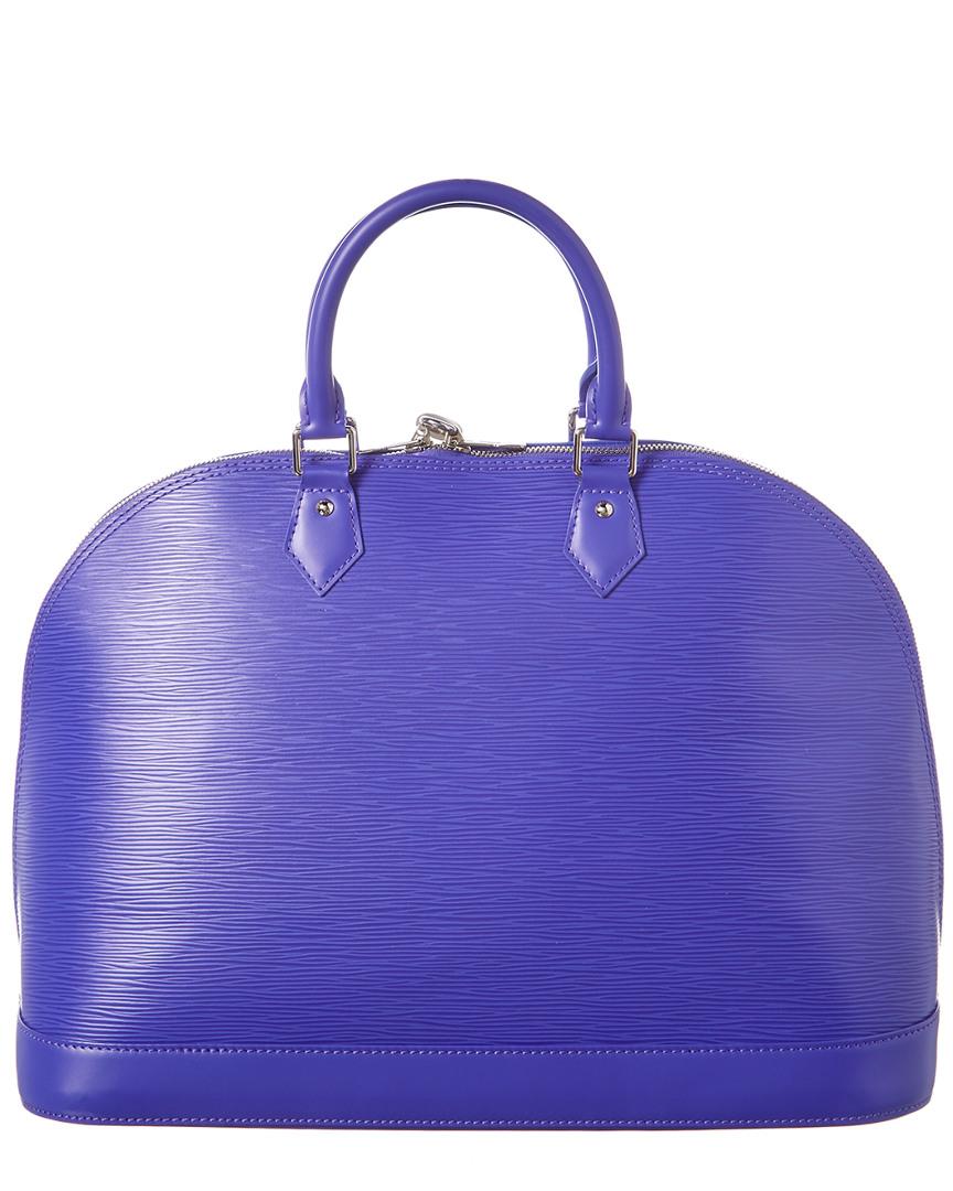 LOUIS VUITTON, Alma GM in purple patent leather For Sale at 1stDibs