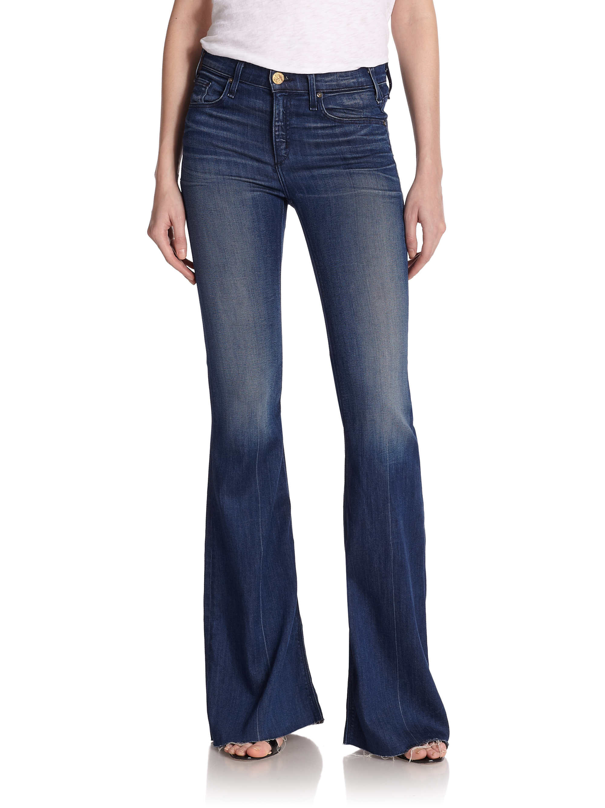 Mcguire Majorelle High-waist Flared Jeans in Blue | Lyst