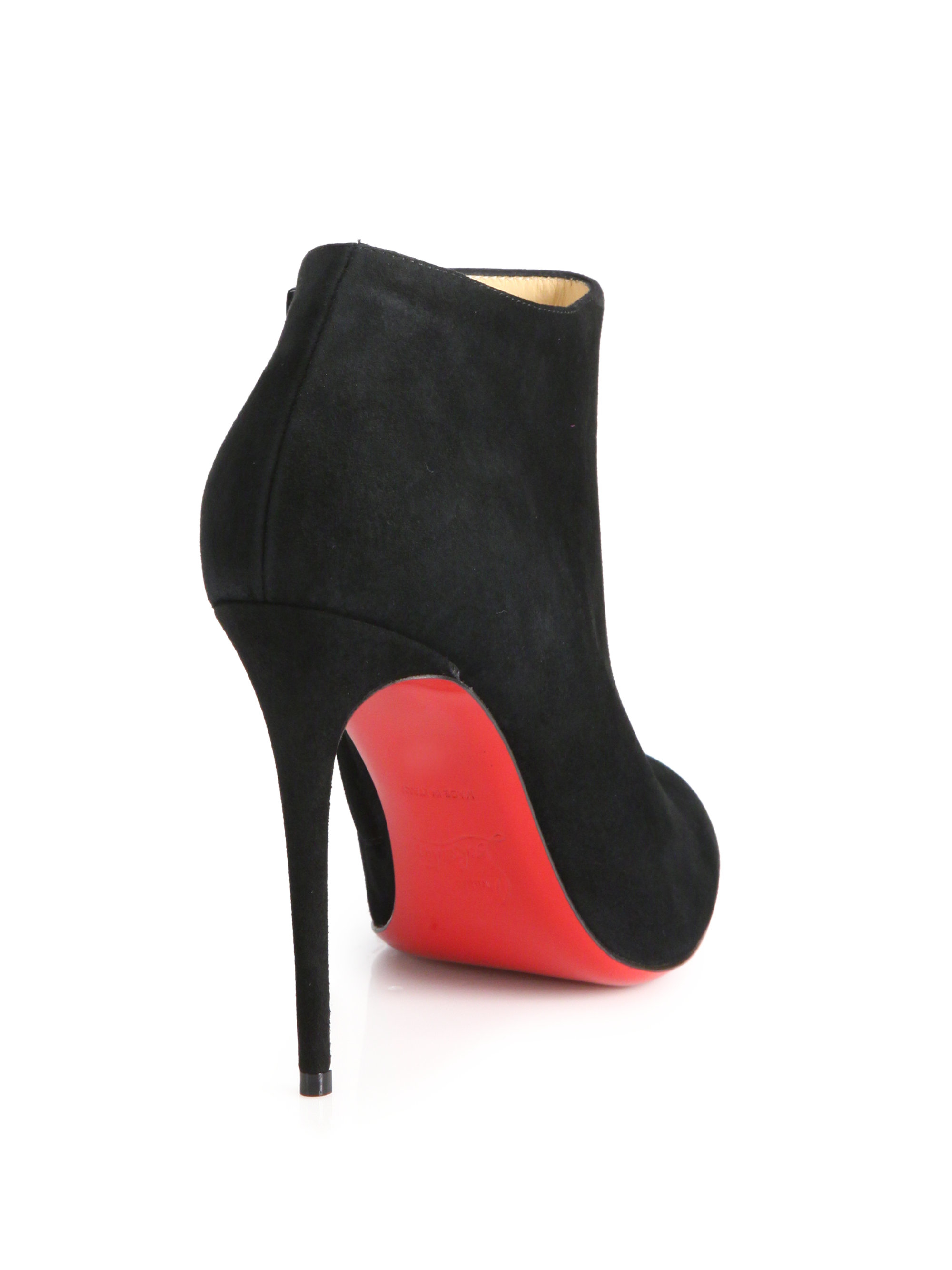 christian louboutin sequin booties