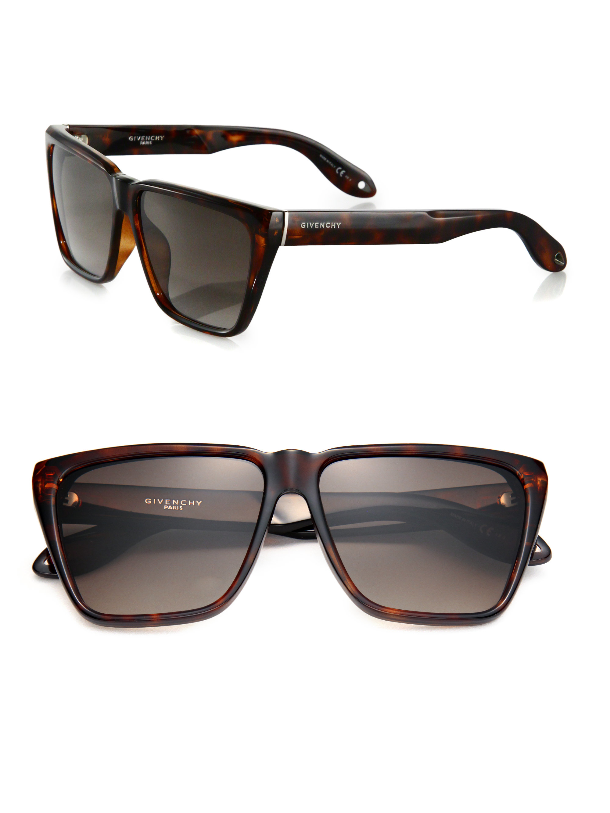 Givenchy 58mm Oversized Square Sunglasses In Brown For Men Lyst