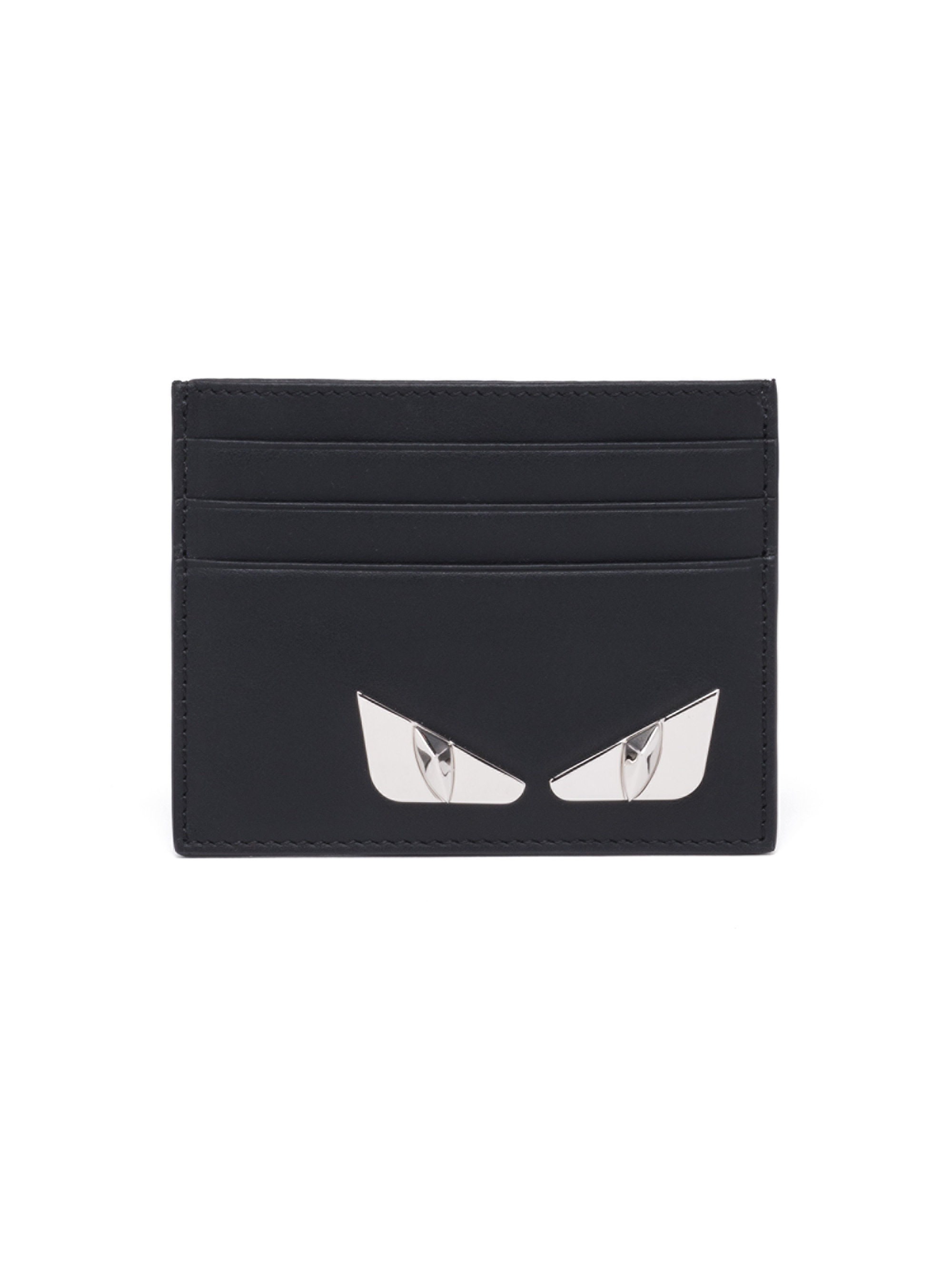 Lyst - Fendi Black Monster Eyes Card Holder in Black