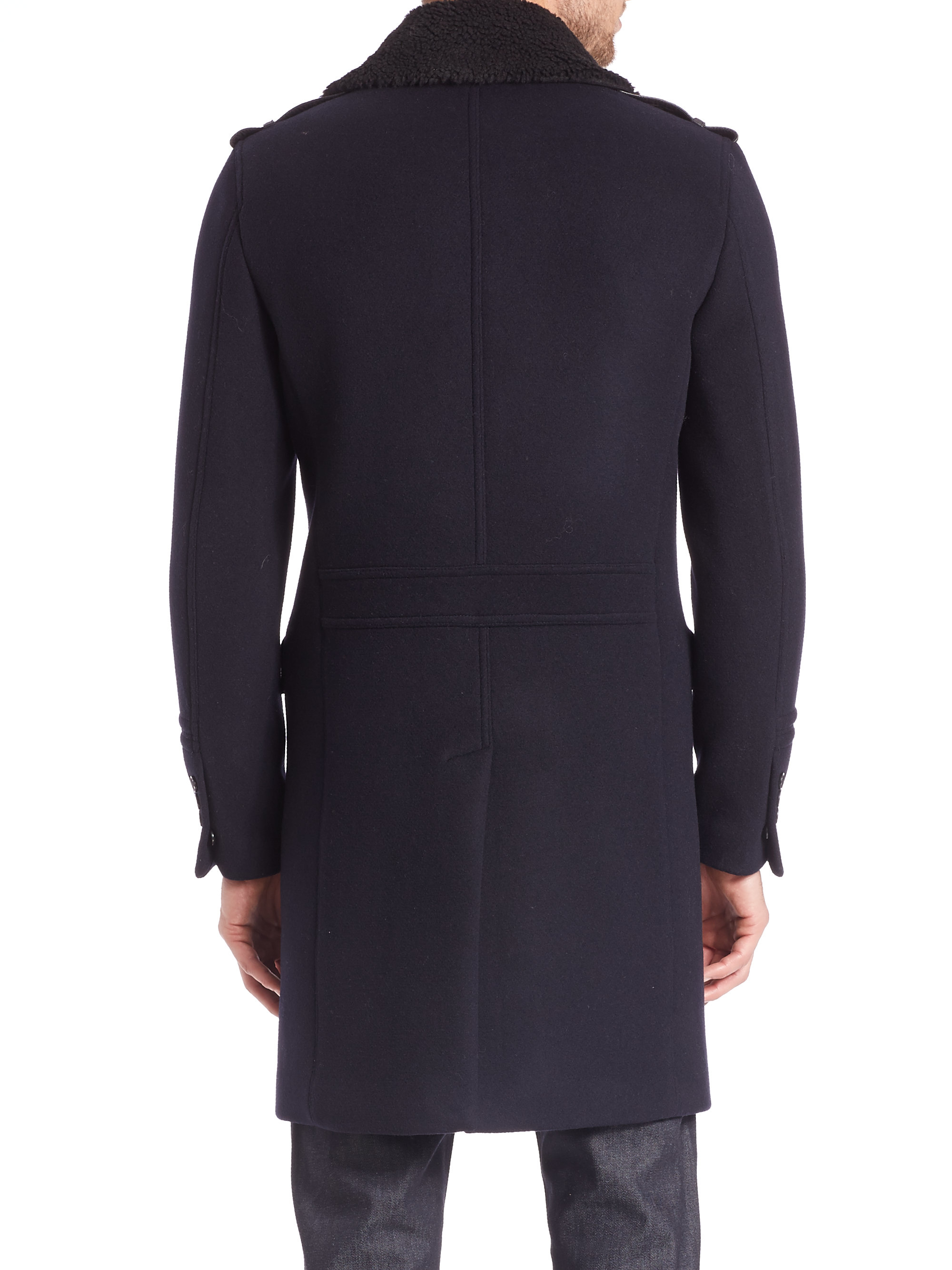 The kooples Wool Jacket With Long Sleeves in Blue for Men Lyst