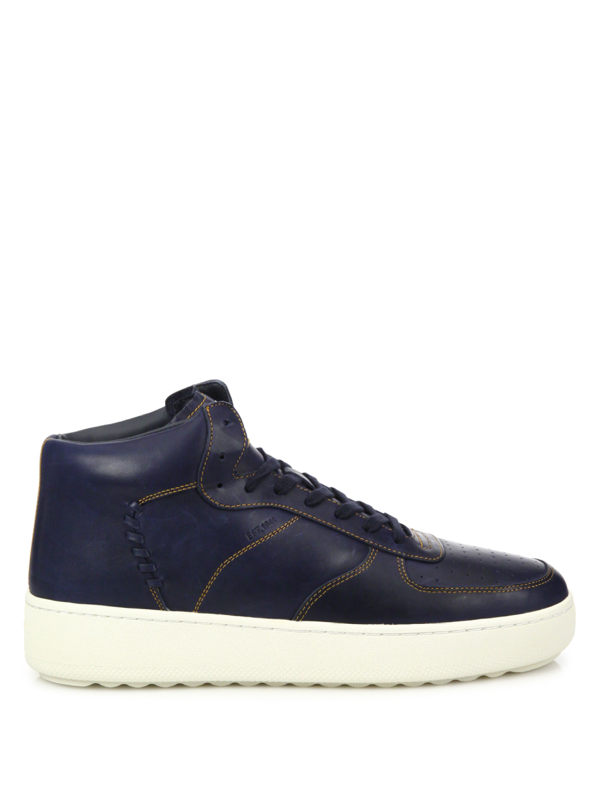 coach high top sneakers for men