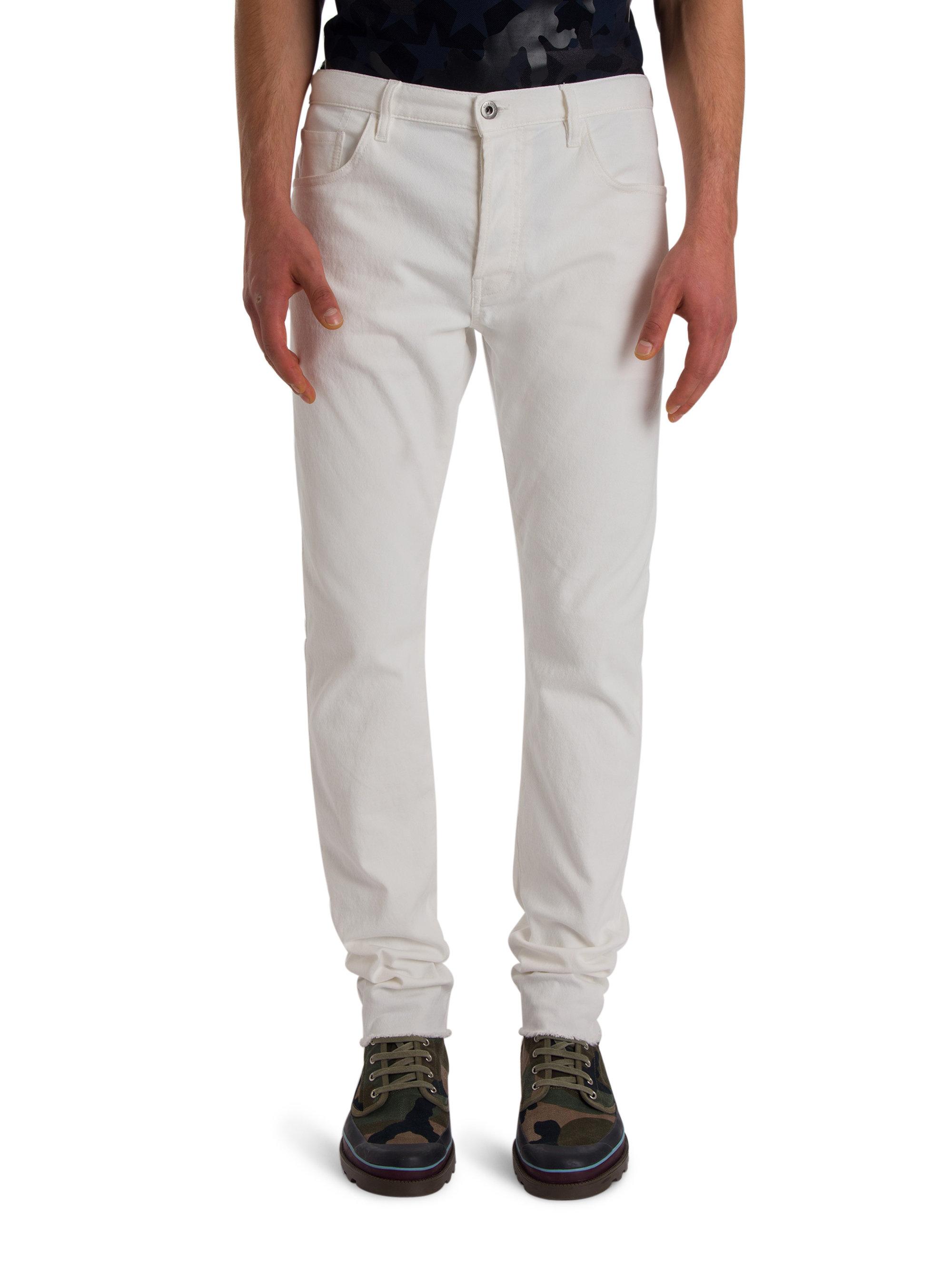 Valentino Slim-fit Denim Jeans In White For Men | Lyst Valentino Slim-fit Denim Jeans In White For Men | Lyst
